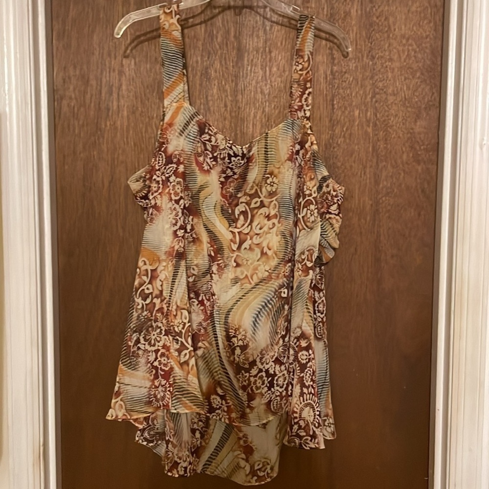 Lane Bryant strappy blouse​​​ - Picture 2 of 4